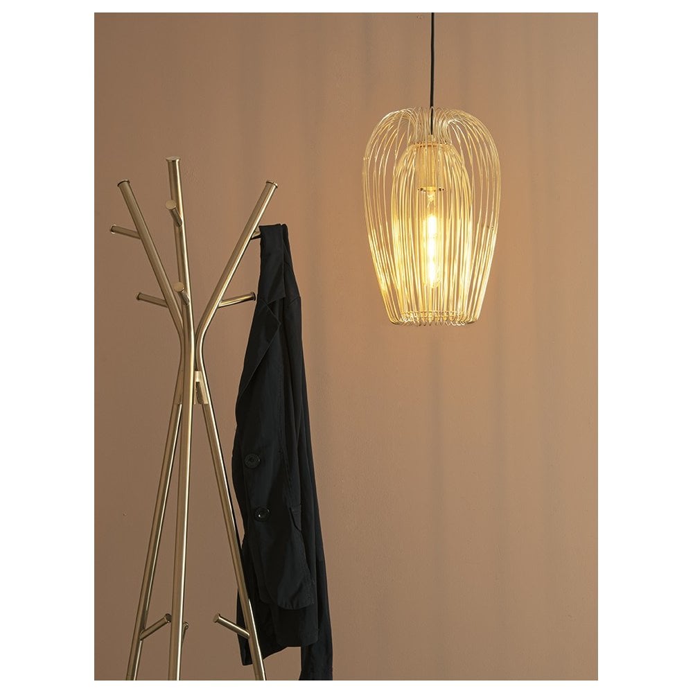 Pendant Lamp Lucid, Gold plated, Gold