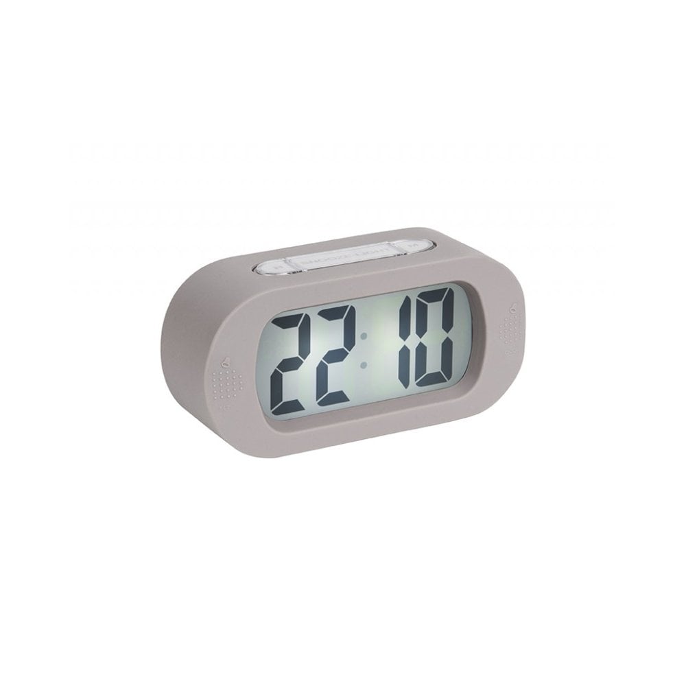 Alarm Clock Gummy, Warm grey, Grey