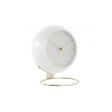 Table Clock Globe, White