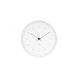 Wall Clock Butterfly, White