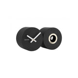 Wall Clock Duo Cuckoo, Black