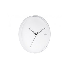 Wall Clock Hue, White