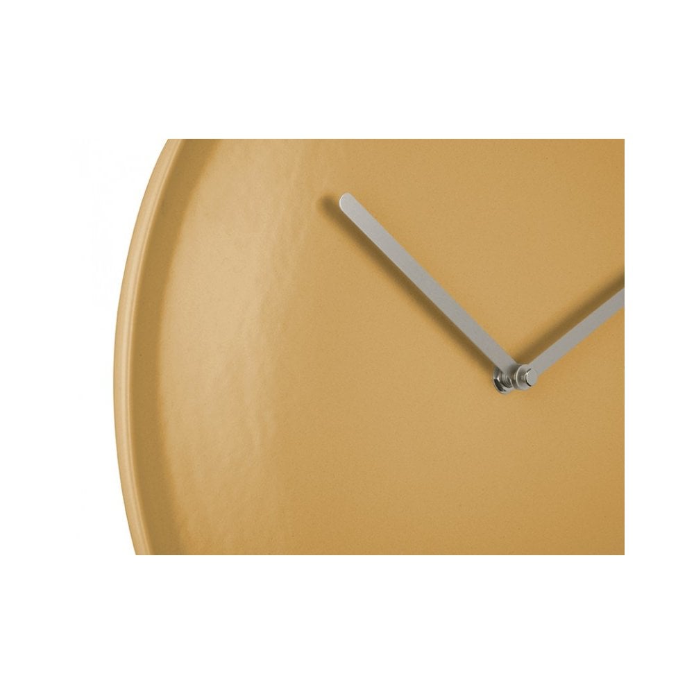 Wall Clock Plate, Ochre yellow, Yellow
