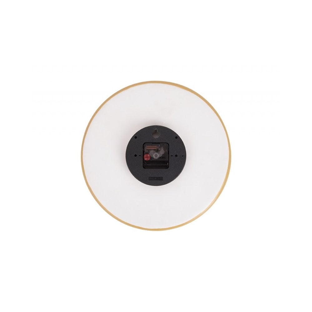 Wall Clock Plate, Ochre yellow, Yellow