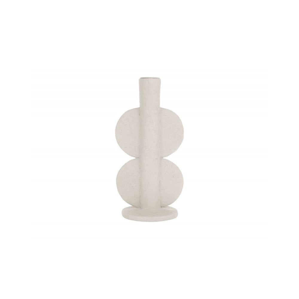 Candle holder Double Bubble, Ivory
