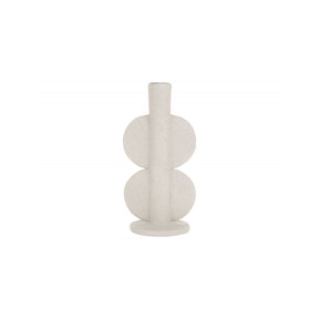 Candle holder Double Bubble, Ivory