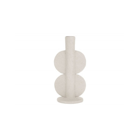 Candle holder Double Bubble, Ivory