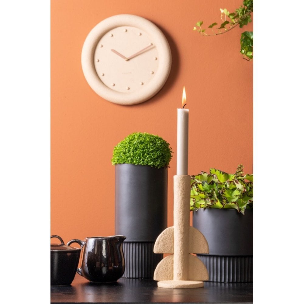 Candle holder Double Bubble, Ivory