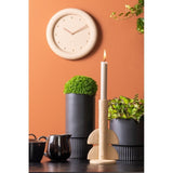 Candle holder Double Bubble, Ivory