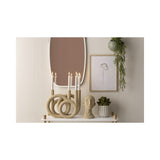 Candle Holder Ring, Sand brown, Brown