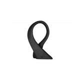 Statue Abstract Art Bow, Black