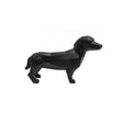 Statue Origami Dog Standing, Black