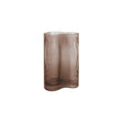 Vase Allure Wave large, Chocolate brown, Brown