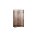 Vase Allure Wave large, Chocolate brown, Brown