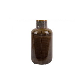 Vase Bottle Large, Brown