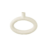 Vase Ring Oval Wide, Ivory