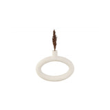 Vase Ring Oval Wide, Ivory