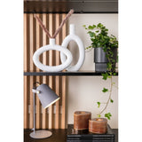 Vase Ring Oval Wide, Ivory