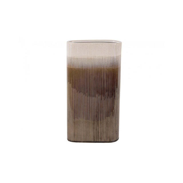 Vase Triangle Large, Brown
