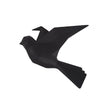 Wall Hanger Origami Bird Large, Black