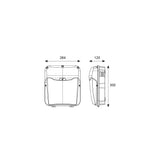 Ansell Lynx Black LED Wallpack Light, 29W, Outdoor Use