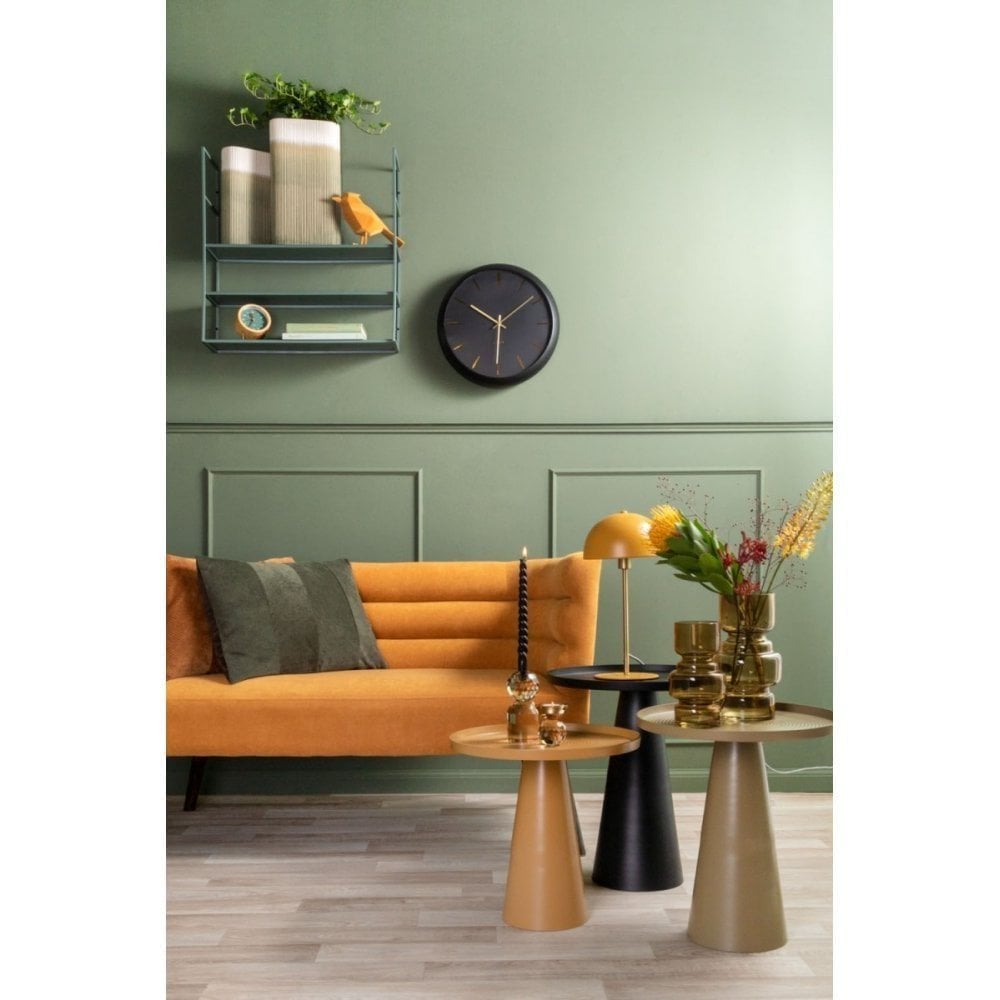 Cushion Ribbed Velvet, Moss green, Green