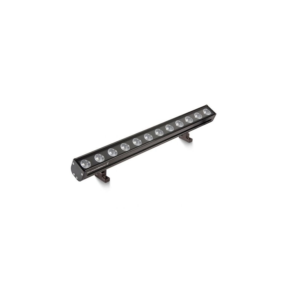 Dynamic Color-Changing LED Wall Wash Light Bar - 12W, IP65, Black Finish