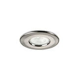 H2 Pro Fire-Rated Dimmable Downlight in Warm White (3K) - Brushed Metal Finish