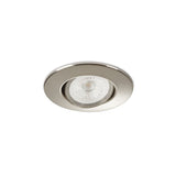 H4 Lite Adjustable Chrome LED Downlight with Easy-Fit Connector - Warm White (3K)