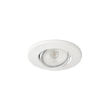 H4 Lite Adjustable LED Downlight with White Bezel & Easy-Fit Connector, Cool White (4K)