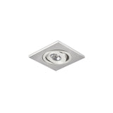 Compact Adjustable LED Spotlight in Brushed Metal - Cool White (4K)