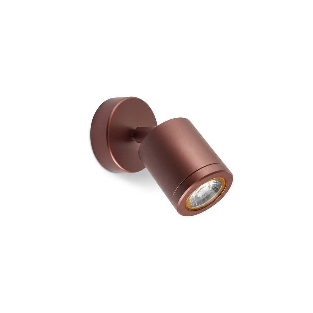 Bronze LED Wall Light, 5.7W, IP65, Warm White 2700K, 40° Beam Angle