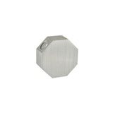 Adjustable Octagonal LED Wall Lamp, Warm White (3K), Silver Finish