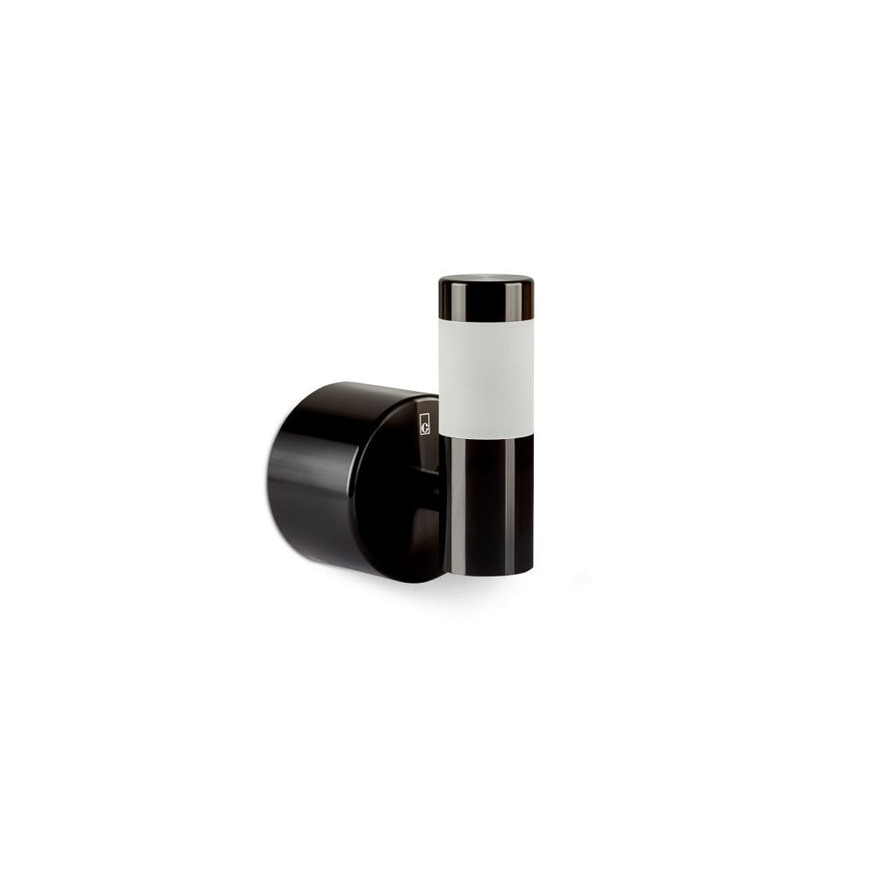 WL160 Black LED Halo/Flood Wall Light - Warm White (2.7K)
