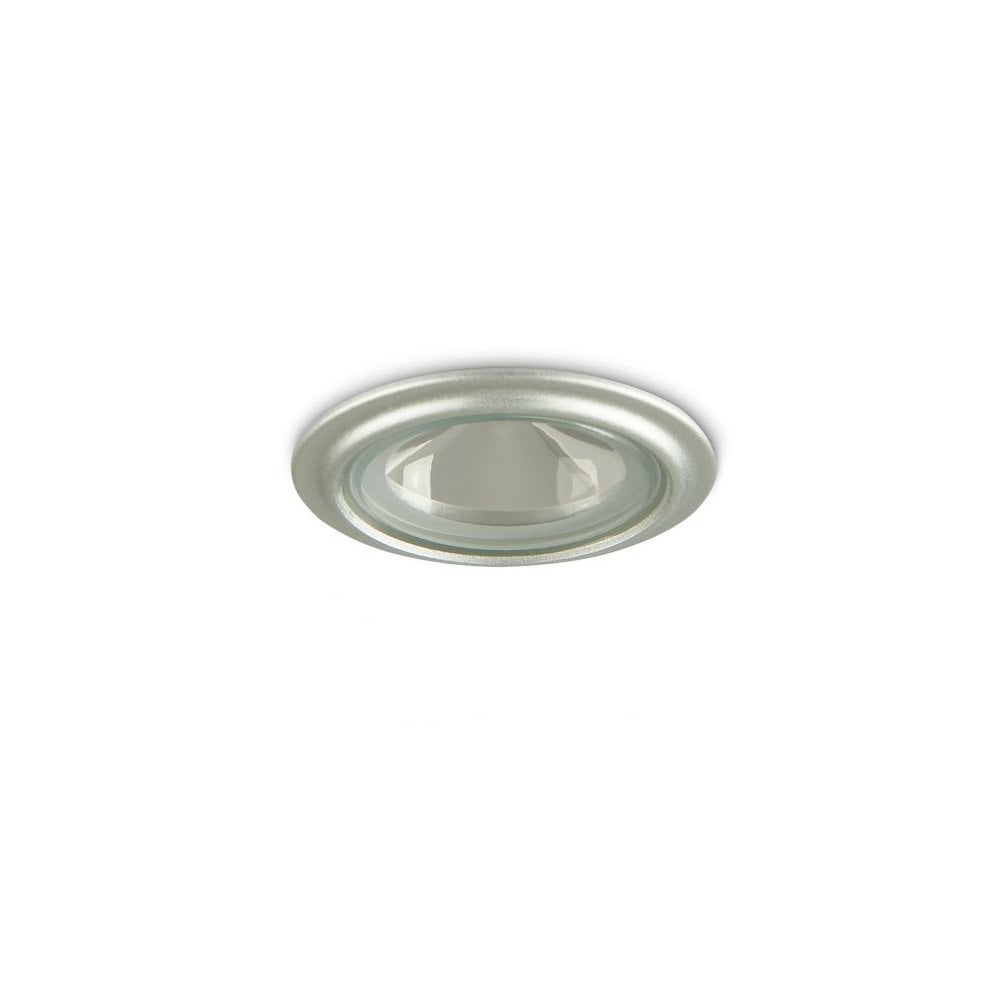 Cool White LED Mini Light with IP65 Rating in Silver Finish