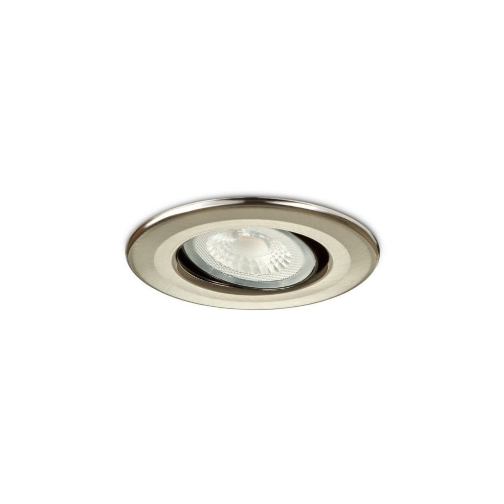 H4 Pro Fire-Rated Adjustable Downlight, 7W Warm White (2.7K), 20°-55° Beam, IP65, White Finish