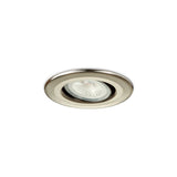 H4 Pro Fire-Rated Adjustable Downlight, 7W Warm White (2.7K), 20°-55° Beam, IP65, White Finish
