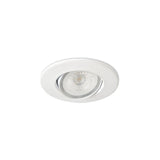 H4 Lite Adjustable LED Downlight with White Bezel & Easy-Fit Connector, Cool White (4K)