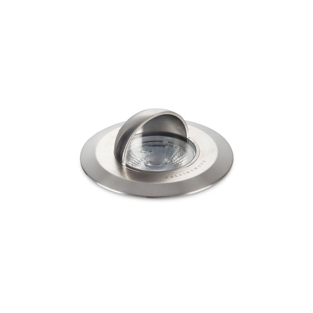 GL038 Cool White Brushed Metal LED Ground Light - Standard 4K