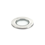 Sleek Brushed Metal 1W Mini LED Ground Light - Cool White (4K)