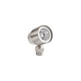 Sleek Brushed Metal Mini LED Spotlight - Adjustable, Cool White 4000K, 12° Beam