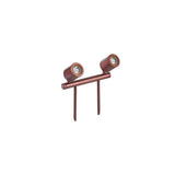 Bronze LED Twin Bar Spike Light 4K - Low Voltage, IP65, Warm White