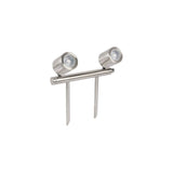 SL240 Brushed Metal 11.4W Low Voltage LED Twin Bar Spike Light Cool White (4K)