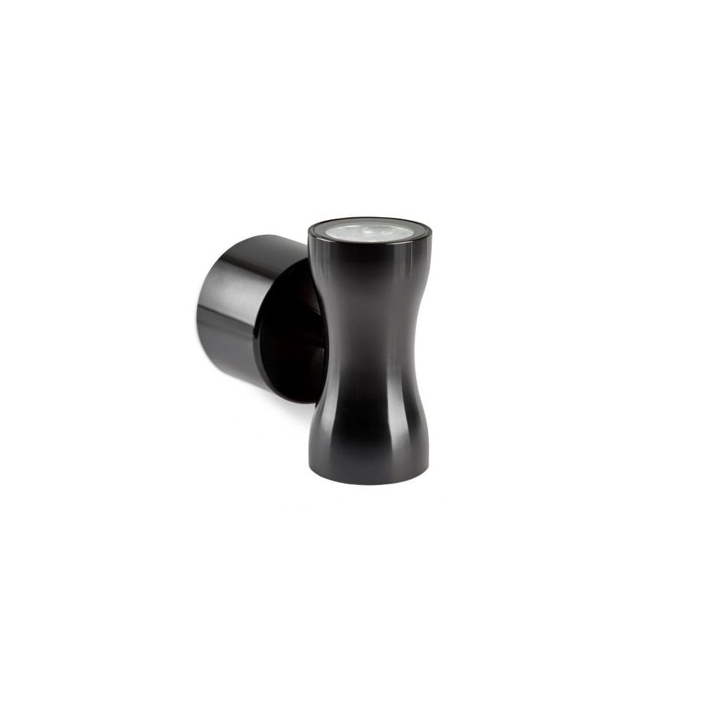 Sleek Black LED Wall Light - Cool White, IP65, 5.1W, 12° Beam
