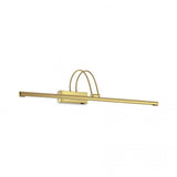 Elegant Satin Brass Bow Wall Light