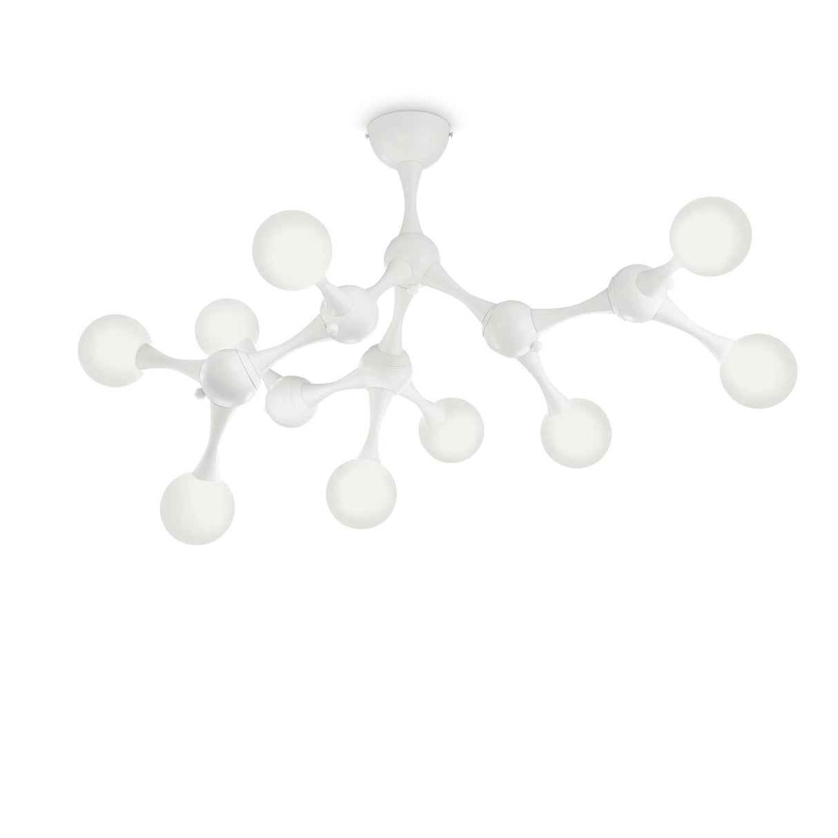 Nodino Pl9 Modern White Chandelier