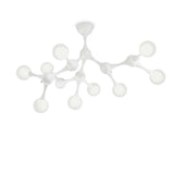 Nodino Pl9 Modern White Chandelier