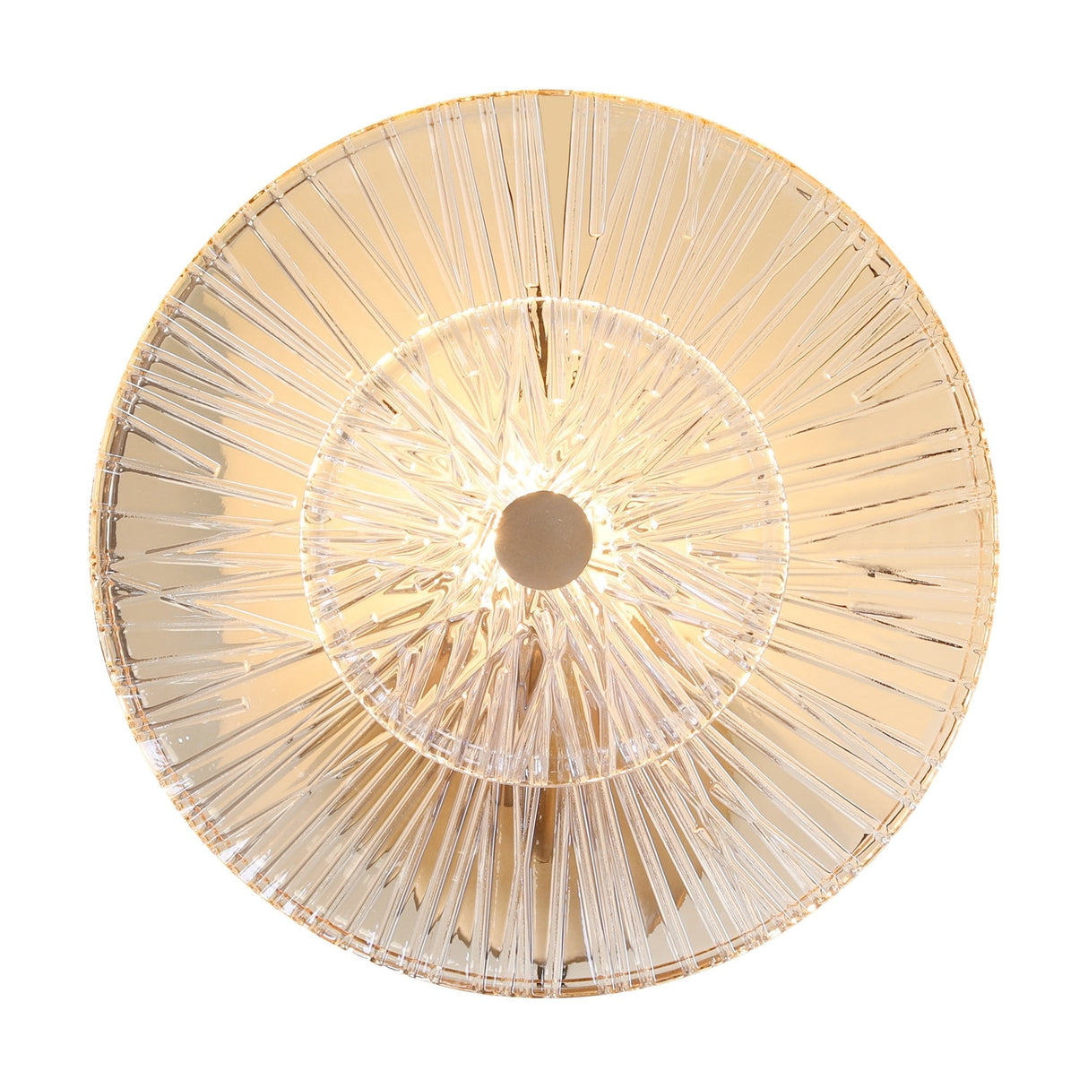 Contemporary Golden Aster Glass Wall Sconce