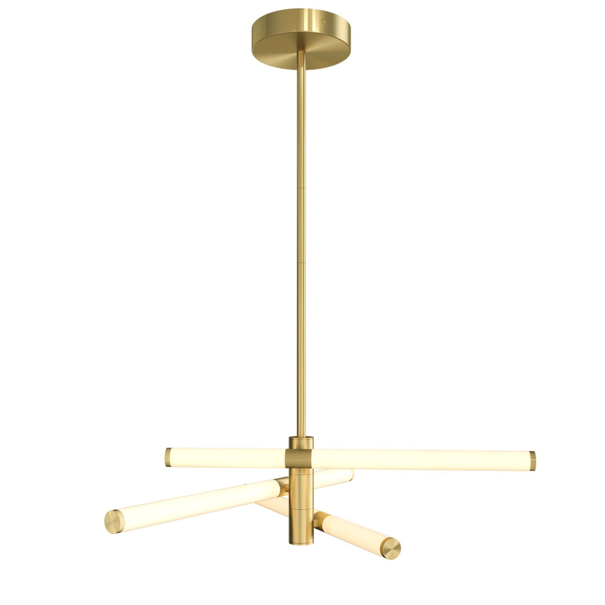 Sleek Gold Axis LED Pendant Light