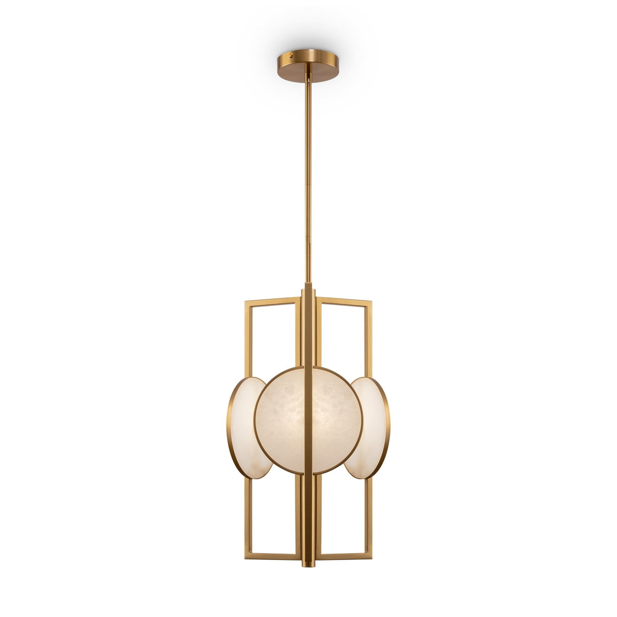 Gleaming Gold Marmo Pendant Light